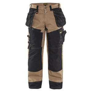 Blaklader กางเกงช่างฝีมือ150013202899D120 X1500สีกากี/สีดำกางเกงยีนส์กางเกงทำงาน7330509293881กางเกงคาร์โก้ - Product Image 1