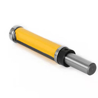 1 Buah Flush Trim Router Bit Bantalan Ganda, dengan Batang Bulat 1/4 Inci 1/2 Alat Pertukangan