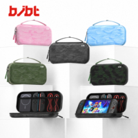 Étui de rangement BJBT Pixel Camo Series pour Nintendo Switch 2, sac de transport rigide en EVA antichoc avec 12 emplacements pour cartes de jeu
