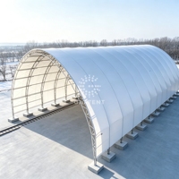 Tente de protection pour équipement, structure temporaire, grande tente en tissu pour l'agriculture