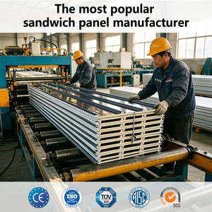 <span class=keywords><strong>Panneaux</strong></span> <span class=keywords><strong>sandwich</strong></span> en mousse métallique PU PIR Liaohe pour la construction de villas, hôpitaux, appartements, matériaux d'isolation pour bâtiments, vente en gros - Product Image 1