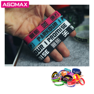 Custom Logo Printed <b>Funny</b> Silicone Wristband Wholesale Promotional Wristbands - Product Image 5