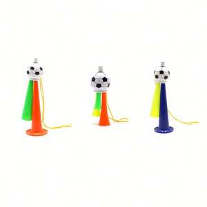 Corneta de Plástico Personalizada Tipo Vuvuzela, Estilo Retro, Portátil, Pequeña, Ideal para Regalos, Artículos de Animación para Fútbol, Deportes, Conciertos - Product Image 5