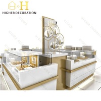 Kiosque de parfum personnalisé, petit comptoir, présentoir de parfum, design noir, étagère à parfum, mobilier pour magasin de parfum et de montres