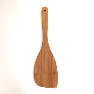 Espátula de Bambú Antiadherente, Cuchara para Wok Resistente a Altas Temperaturas, Utensilio de Cocina para Saltear - Product Image 1