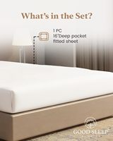Drap plat en coton égyptien King Good Sleep Hotel Style White 1000 TC Soft Deep Pocket Woven Solid Pattern Rectangle Shape