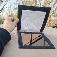 Tente d'hiver épaisse pour la pêche sur glace avec ouverture pour cheminée, résistante à la neige et au vent, structure en fibre de verre, 2 portes, grand espace pour 2-3 personnes
