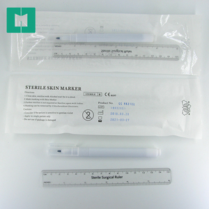 Pluma quirúrgica estéril para uso médico y hospitalario, pluma quirúrgica esterilizada con regla de punta de 0,5 Mm - Product Image 5