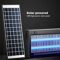 Lampe anti-moustique à énergie solaire, étanche pour l'extérieur, jardin de cour, lampe anti-mouches et anti-moustiques pour la maison