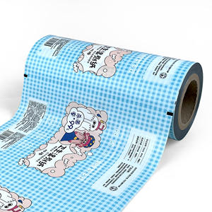 Film d'emballage en rouleau de mouchoirs humides en PE imprimé personnalisé doux soluble dans l'eau pour bébé <span class=keywords><strong>lingettes</strong></span> humides collations chocolat usage industriel - Product Image 4