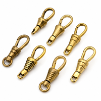 Fermoir pivotant en laiton pour sac, composants de bijouterie semi-finis, accessoires de connexion pour la fabrication de bracelets, décoration de sacs à main, fabrication sur mesure en usine