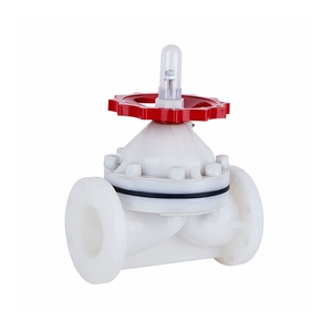 Diaphragme en plastique CPVC manuel de haute qualité de Chine, de 1/2 à 12 pouces, à extrémité à bride, DN15-50 - Product Image 3
