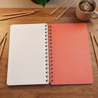 Carnets d'affaires personnalisables Simplicité Moderne – Bloc-notes lignés à spirale avec design pliable à 360° pour une lecture à plat