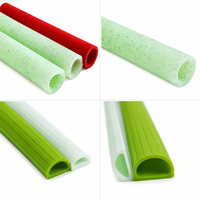 Couverture de tube LED en silicone extrudé sur mesure, résistante à la chaleur, flexible, diffuseur de lumière néon, manchon découpable, longueur personnalisable pour LED