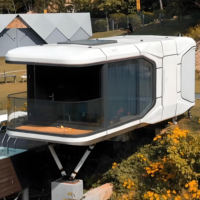 Capsule spatiale 2026 très demandée avec mobilier, insonorisée, étanche, ignifuge, 20 pieds, 40 pieds, capsule spatiale préfabriquée moderne en conteneur