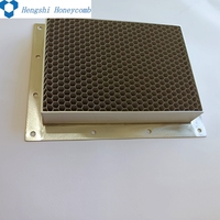 Produit populaire Panneaux de ventilation à ailettes en nid d'abeille en acier au carbone plaqué nickel EMC