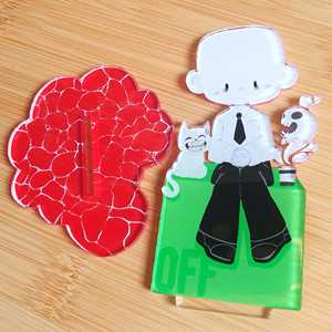 Support en acrylique simple pour figurine anime OEM/ODM, modèle <span class=keywords><strong>Elsen</strong></span> - Product Image 5