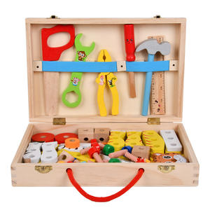 Juego de Herramientas de Simulación de Madera para Reparaciones, Juguete Educativo para Niños y Niñas de 4 a 6 Años, Pequeño <span class=keywords><strong>Carpintero</strong></span> en Práctica - Product Image 3