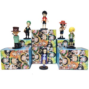 Set di 7 Personaggi Iconici della <span class=keywords><strong>Fratellanza</strong></span> Anime in Blind Box con Luffy, Ace, Sabo per Collezionisti e Regalo per i Fan - Product Image 1