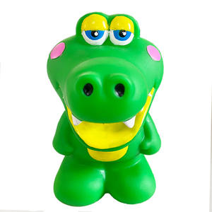 Toptan özel çevre dostu Pet köpek vinil oyuncak dayanıklı çiğnemek hayvan şekli gıcırtılı oyuncak - Product Image 4