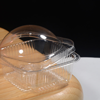 Boîte à mochi individuelle, conteneur Daifuku, emballage Qingtuan en gros, boîte en plastique transparente pour les sucreries asiatiques