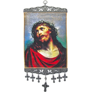 Adorno colgante de pared con diseño de Jesús, tejido turco de 20 Cm de tela de Turquía - Product Image 1