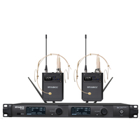 Microphone Lavalier sans fil professionnel UHF STABCL ST-9380S omnidirectionnel avec suppression du bruit, léger et portable en métal