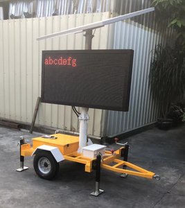 Radar hiển thị giao thông tốc độ năng lượng mặt trời <span class=keywords><strong>LED</strong></span> năng động giao thông biến tin nhắn dấu hiệu di động Trailer - Product Image 4