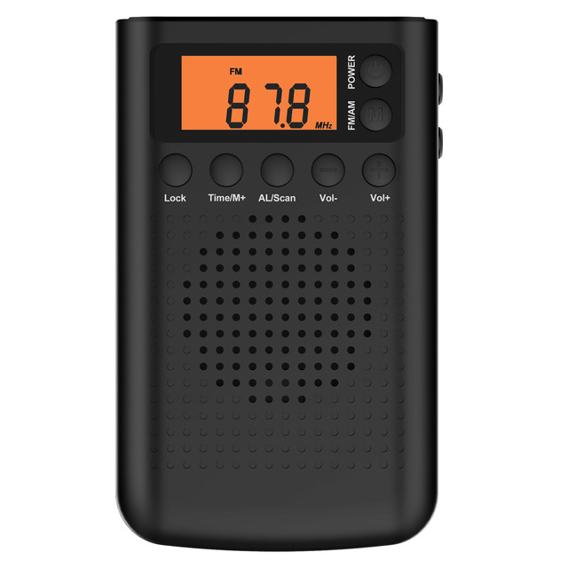 Full Band AM FM World Receiver Telescopic Antenna Great Reception Mini Portable Pocket FM Radio for Outdoor MP3 Player