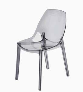 Silla Transparente de Lujo Ligero, Silla de Mesa para Tienda de Té con Leche, Silla de Comedor Acrílica para el Hogar, Taburete de Maquillaje - Product Image 3