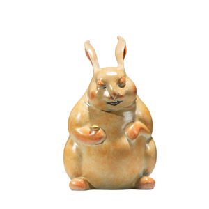 Adorno de Cobre con Forma de Conejo, Decoración de Escritorio, Feng Shui, Decoración de Oficina - Product Image 2