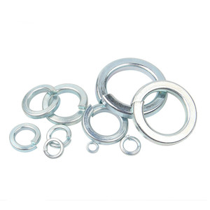 Rondelles de blocage à ressort en acier au carbone zingué bleu M3-M20, tailles M4-M18 incluses - Product Image 2
