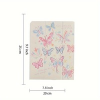 Étui pour iPad Papillon Pastel avec Citation Inspirante, Lévitation Magnétique, Léger, Fin, Tendance, Antichoc, Housse de Protection