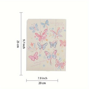 Étui pour iPad Pastel Butterfly avec citation inspirante, housse de protection antichoc pour iPad Air/Pro - Product Image 5