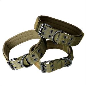 Collar de Perro de Nailon de Lujo Personalizado, con Hebilla de Metal Táctica, Resistente, Grueso y Ancho para Perros - Product Image 1