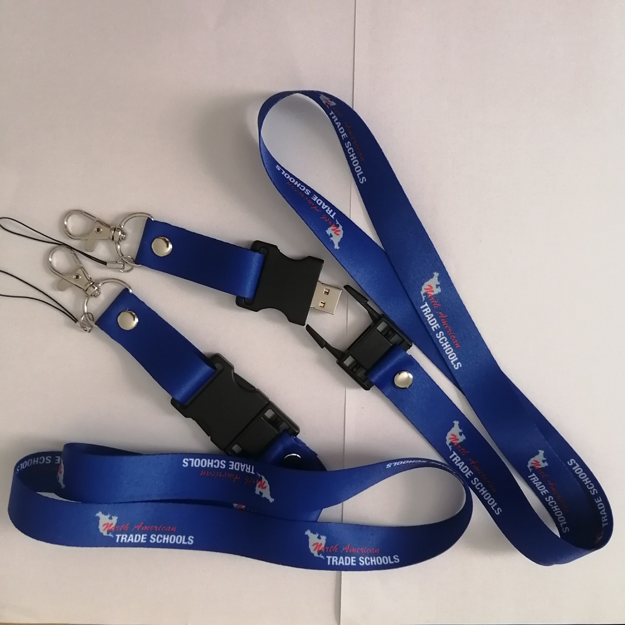 High Quality Ultra-Soft Polyester PVC Nylon Satin Lanyard USB Drive Sling U Disk Storage with Logo Printing for Promotions