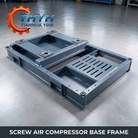 Châssis de groupe électrogène soudé sur mesure, finition antirouille thermolaquée, acier au carbone Q235 Q355, certifié ISO 9001, contrôle qualité complet, 5mm-80mm