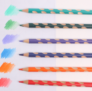 <span class=keywords><strong>Crayons</strong></span> de couleur <span class=keywords><strong>triangulaires</strong></span> en bois H-TONE avec aiguiseur de pinceaux 12 pièces ensemble d'art de haute qualité pour écoliers - Product Image 5