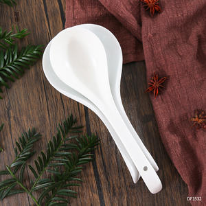 Repose-cuillère en céramique blanche Df1532, couleur unie, lavage à la main uniquement, pour usage en cuisine - Product Image 4