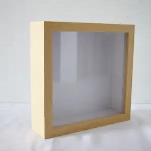 High Quality Wooden 3D Shadow Box Frame DIY Dried Flowers Picture Frame for Home Decor Wedding Decor