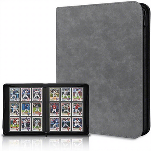 Album de rangement pour cartes Torson Custom grande capacité 252 emplacements, pages PP double face, couverture PU imperméable, reliure filée, organisateur TCG - Product Image 1