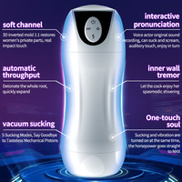 Pompe à air vibrante pour pénis, type 'Airplane Cup', rechargeable par USB, étanche au quotidien, sensation de toucher réel, 10 fréquences, 40 dB, en latex