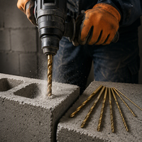 Juego de Brocas Helicoidales de Acero de Alta Velocidad HSS con Recubrimiento de Titanio, Resistentes al Calor, Grado Profesional para Perforar Metal, Madera y Plástico, DIN338