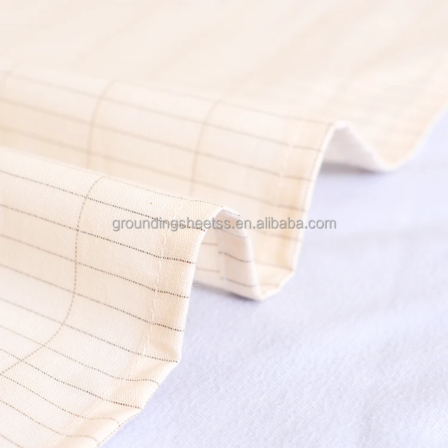 Conductive Silver 400TC Organic Cotton Blend Flat Sheet Set Includes Fitted Sheet & Pillowcase for Full for Hotel Use