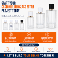 Fournisseur de bouteilles en verre avec bouchon cylindrique personnalisé OEM ODM 30ml 50ml 100ml Corps en verre transparent Design bouchon argenté Approvisionnement en gros Direct usine