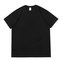 T-shirt surdimensionné à manches courtes en coton peigné premium personnalisé, coupe carrée, col rond, épaules tombantes, 320 g, 100 % coton