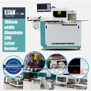 Bytcnc máquina dobrável de letras, máquina de dobra de letras de canal automático cnc de alta qualidade para arte em alumínio 3d