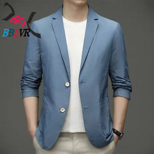 Nuevo Traje Ligero de Verano para Hombre, Talla Grande, Protección Solar, Estilo Casual y de Negocios - Product Image 6