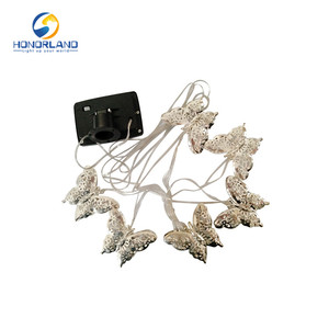 2V 60Ma <span class=keywords><strong>Polycristallin</strong></span> Papillon Nuit Toit Lumière Terrasse Led Lumière Solaire Guirlande - Product Image 6