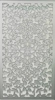 Matrices de découpe en métal en alliage d'aluminium DIY, forme carrée, motif floral, pour scrapbooking, décoration de fêtes, plaqué argent